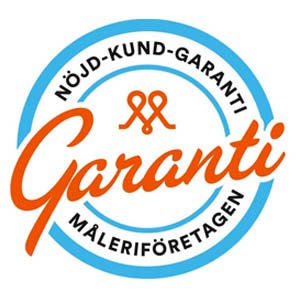 Nöjd-kund-garanti badge måleriföretagen